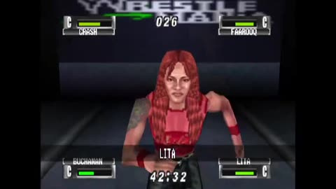 Lita Ring Run - WWF No Mercy - Game Play Only