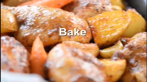 Buked Ranch Chicken With Veggies #short #recipe #cooking #foodpedia