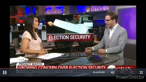 8/29/2018 CBS News host and Dan Patterson explain electronic voting problems.