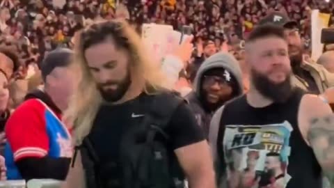 Seth Rollins & Kevin owens leaving off air after celebrating with Cody Rhodes at WWE Wrestlemania 40