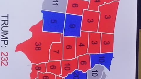 The real Trump vote map count
