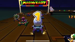 Mario Kart Tour - SNES Ghost Valley 1R Gameplay