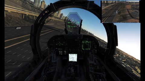 F18C DCS Dubai flight experience demo