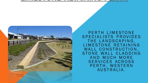 Civil Limestone Retaining Walls Perth - Perth Limestone Specialists