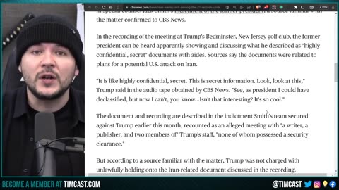 Trump Audio Leak A HOAX, Trump NOT CHARGED Over Iran Docs, Says IT WAS NEWS CLIPPINGS, Media LIED