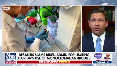 Gov. DeSantis on Hannity: Monoclonal Antibodies Have Reduced Hospitalizations