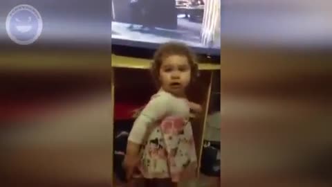 Little girl fighting with her mother