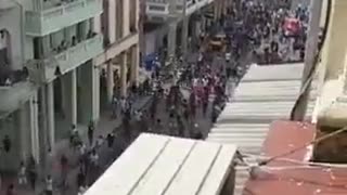 SHOCKING Footage Captures Thousands Protesting Socialism in Cuba