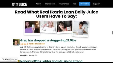 Ikaria Lean Belly Juice Reviews - ((TRUTH REVEALED)) - Ikaria Lean Belly Juice - Ikaria Weight Loss
