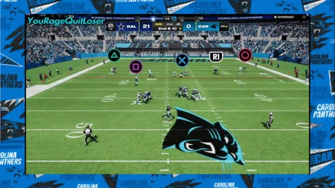 Carolina Panthers Offense vs Dallas Cowboys Defense 🏈