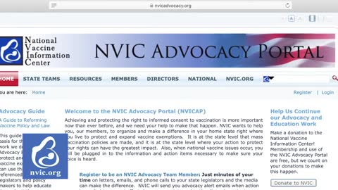 Protect Vaccine Choices with NVIC's Free Advocacy Portal