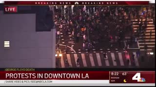 Watch 15 minutes of LA rioting