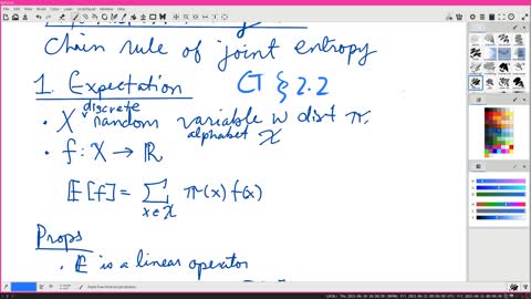 Chain Rule of Joint Entropy | Information Theory 5 | Cover-Thomas Section 2.2
