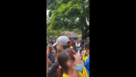 Peaceful Protest in Cali, Colombia