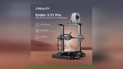 ☘️ Ender-3 S1 PRO Creality 3D Printer Up to 300℃ High-Temp Sprite Dual-Gear Direct Extruder 4.3-inch