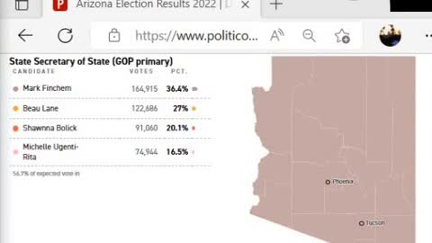 Mark Finchem part 1 zoomed Arizona Aug 2nd 2022 gop gov primary vote reduction election fraud crime
