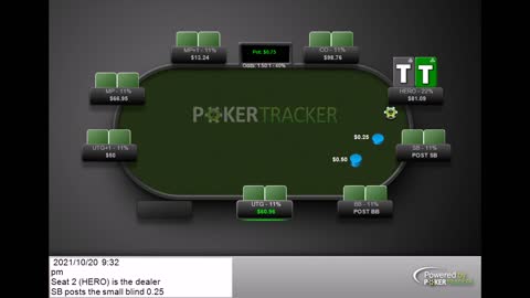 Would you bet the turn with TT? Poker No Limit Holdem