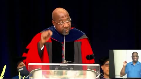 Sen. Raphael Warnock Says Graduates Need To Guide Country 'Out Of COVID-1619' In Speech