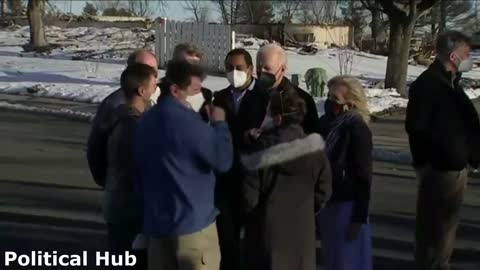 President Biden tour the Marshall Fire burn area in Louisville, Colorado || Boulder County News