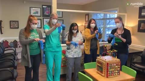 Nurses dance to “Frozen 2” during Covid19 outbreak 🙄🙄