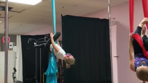 Aerial silks drop