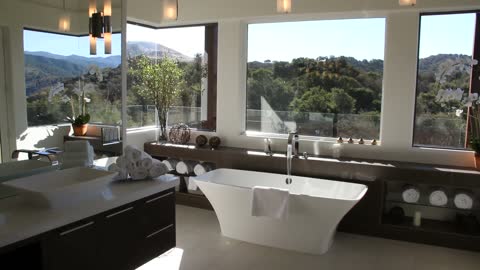 A modern and gorgeous design bathroom