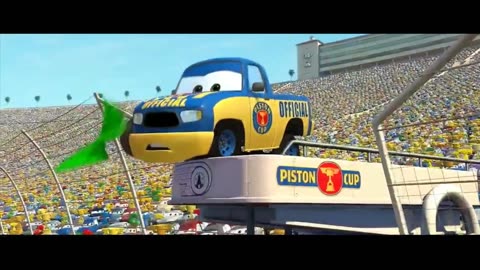 Cars 2006 Climax Racing Best Scene of movie