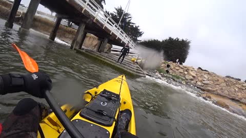 First Tumble - Stealth Fusion 480 - Not How to Land a Kayak