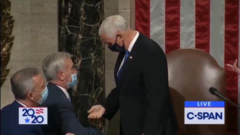 Masonic coins given to Pence as he confirms Biden