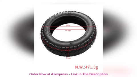 ❤️ 8.5/10 Inch Off-Road Tubeless Vacuum Tire with Gas Nozzle 8 1/2x2 Durable Scooter Tyre for Xiaomi