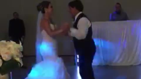 Father And Daughter Share Adorably Hilarious Wedding Dance