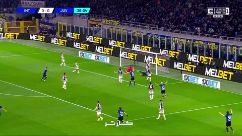 INTER HAVE TAKEN THE LEAD AGAINST JUVENTUS!! Inter 1-0 Juventus