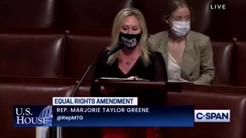 Part Two-Marjorie Taylor Greene Opposing The So-Called Equal Rights Amendment