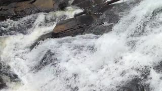 Beautiful water falls in Bracebridge Ontario