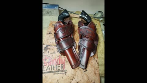 Mexican loop dual wield holsters