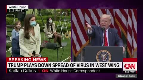 CBS News reporter Weijia Jiang challenges Trump for touting coronavirus testing