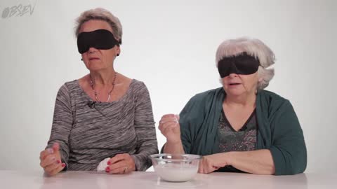 Grandmas Do Blindfold Touch Test Part 2