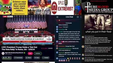 Trump Rally chat archive
