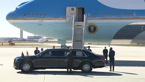 🔴President Joe Biden, VP Kamala Harris arrive in Atlanta, Georgia on Air Force One