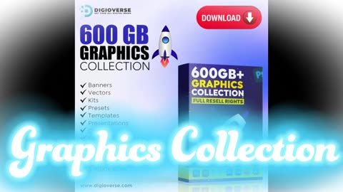 600+GB Graphics Collection | The Ultimate Graphics Collection Bundle