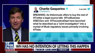 Tucker Carlson explains how the censorious corporate media is freaking out over Elon's potential takeover of Twitter