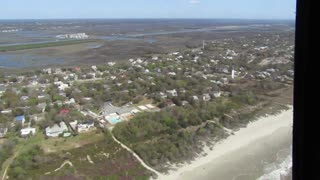 Flying Over Historic Charleston South Carolina