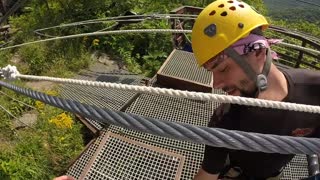 Zip Lining Hunter Mountain