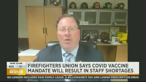 FDNY Assoc. Pres: Vaccine Mandate Is ‘a Political Game'