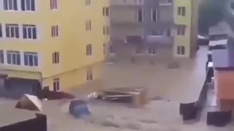 Russia torrential flooding