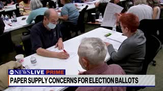 Paper supply concerns for midterm election ballots