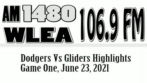Dodgers v Gliders June 24 2021 Game One Highlights