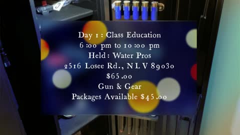 2 DAY Firearm Fundamentals & Gun Safety Course/HR218-LEOSA
