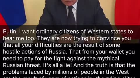 You will know why all leftists hate Putin if you watch this video.