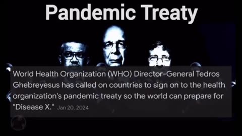 Pandemic Treaty from livestream 4/21/24